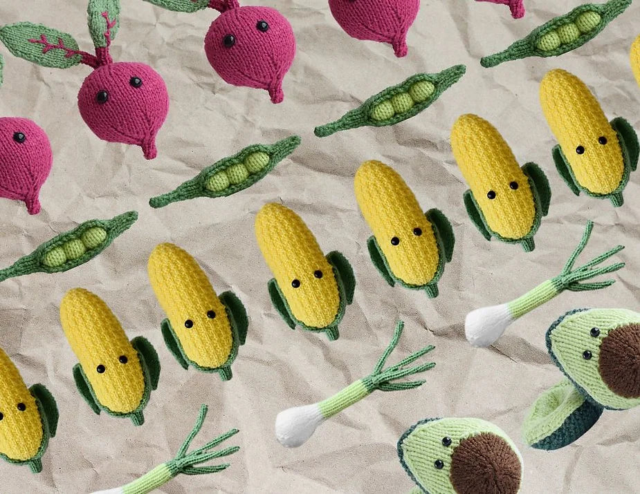 5 Free Knitted Fruit & Vegetable Patterns