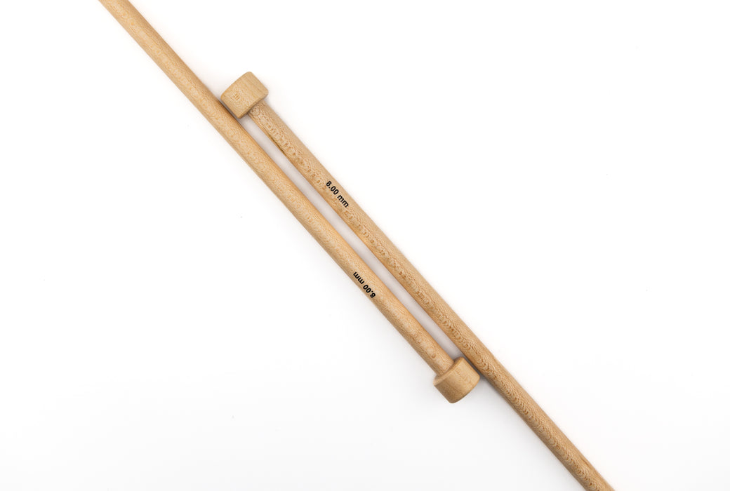 Phoenix Acer Maple Wood Straight Needles 14"