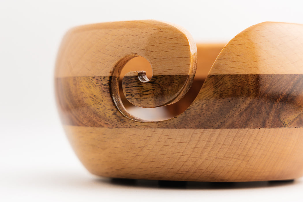 Phoenix Handmade Wooden Yarn Bowl