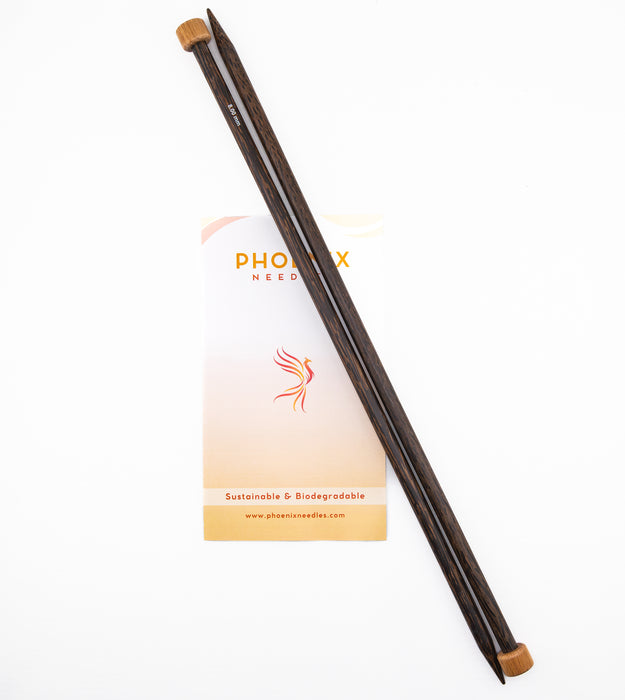 Phoenix Sienna Palmwood Straight Needles 14"