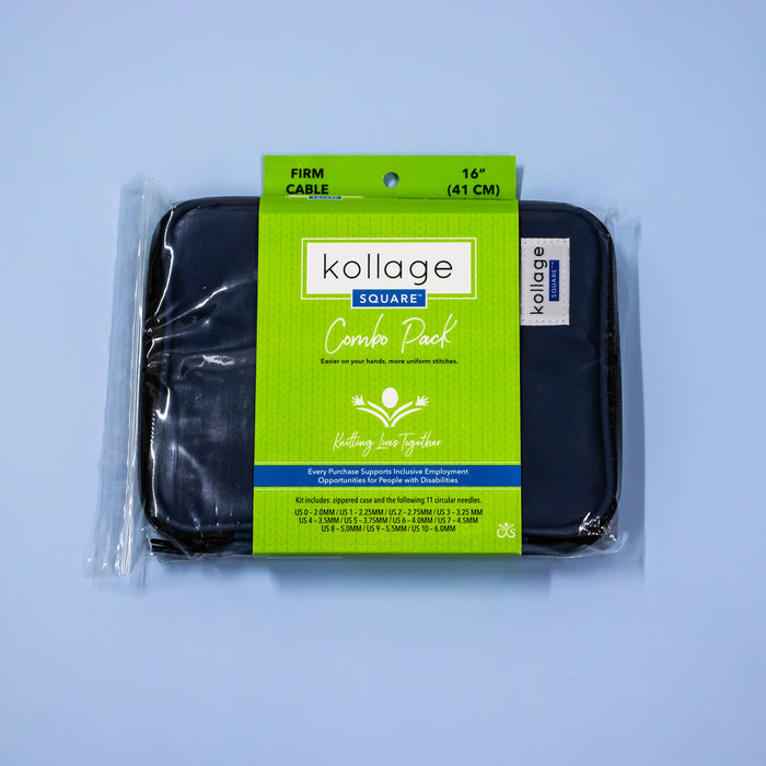 kollage SQUARE Circular Knitting Combo Set