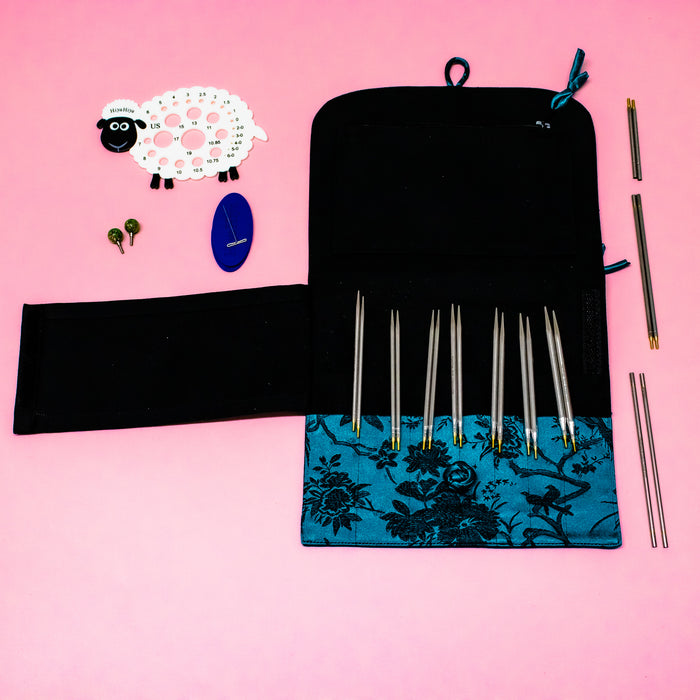 HiyaHiya Steel Interchangeable Straight Knitting Set