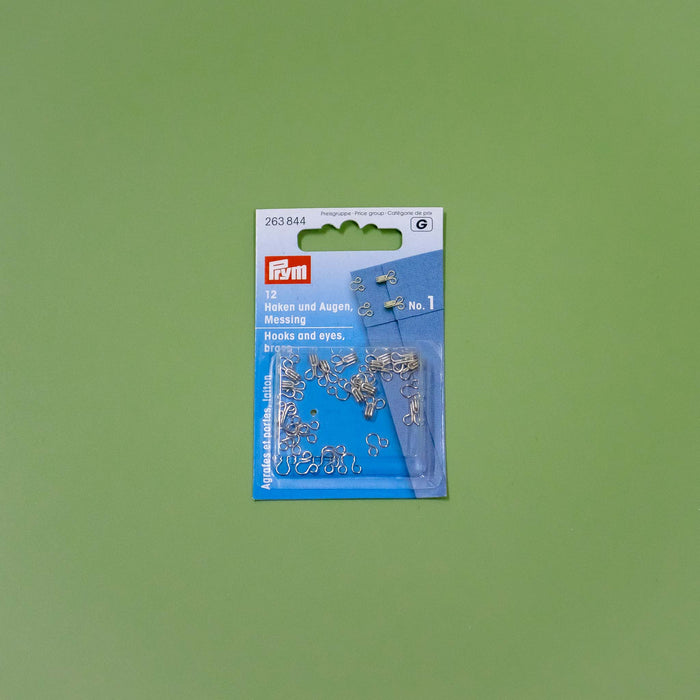 Prym Silver Hooks & Eyes