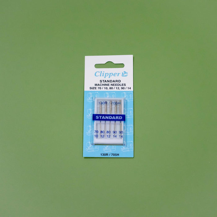 Whitecroft Clipper Sewing Machine Needles in sizes 70, 80, 90